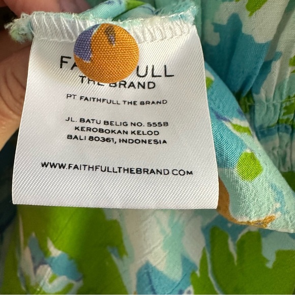 Faithfull the Brand Beline Midi Dress Gardone Floral US 4 - Picture 5 of 12